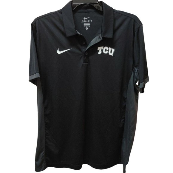 Nike Other - TCU Horned Frogs Nike Dri-fit Polo-Golf shirt Texas Christian Men’s X-Large